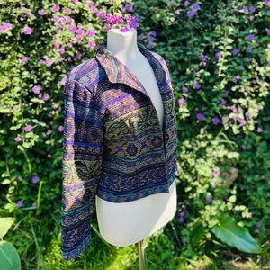 Boho-multi-coloured Jacket